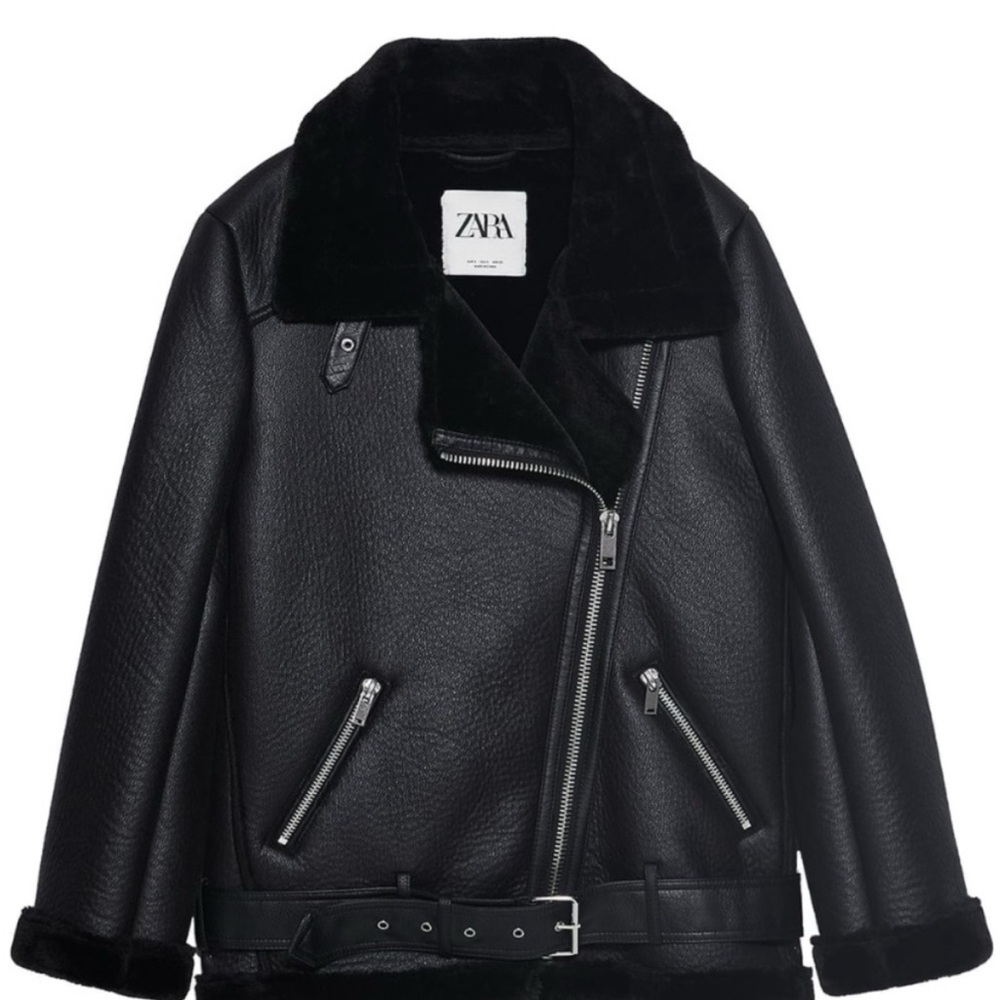 Zara Black Textured Garment